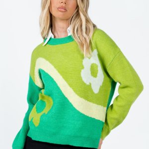 Ronalee Sweater Green