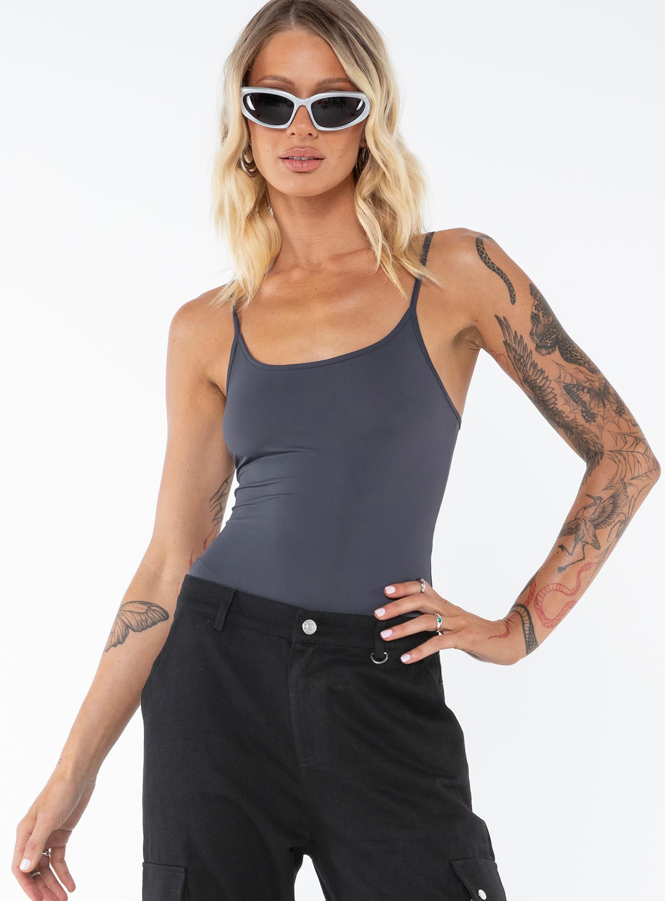 Geary Bodysuit Grey Tall - Image 2