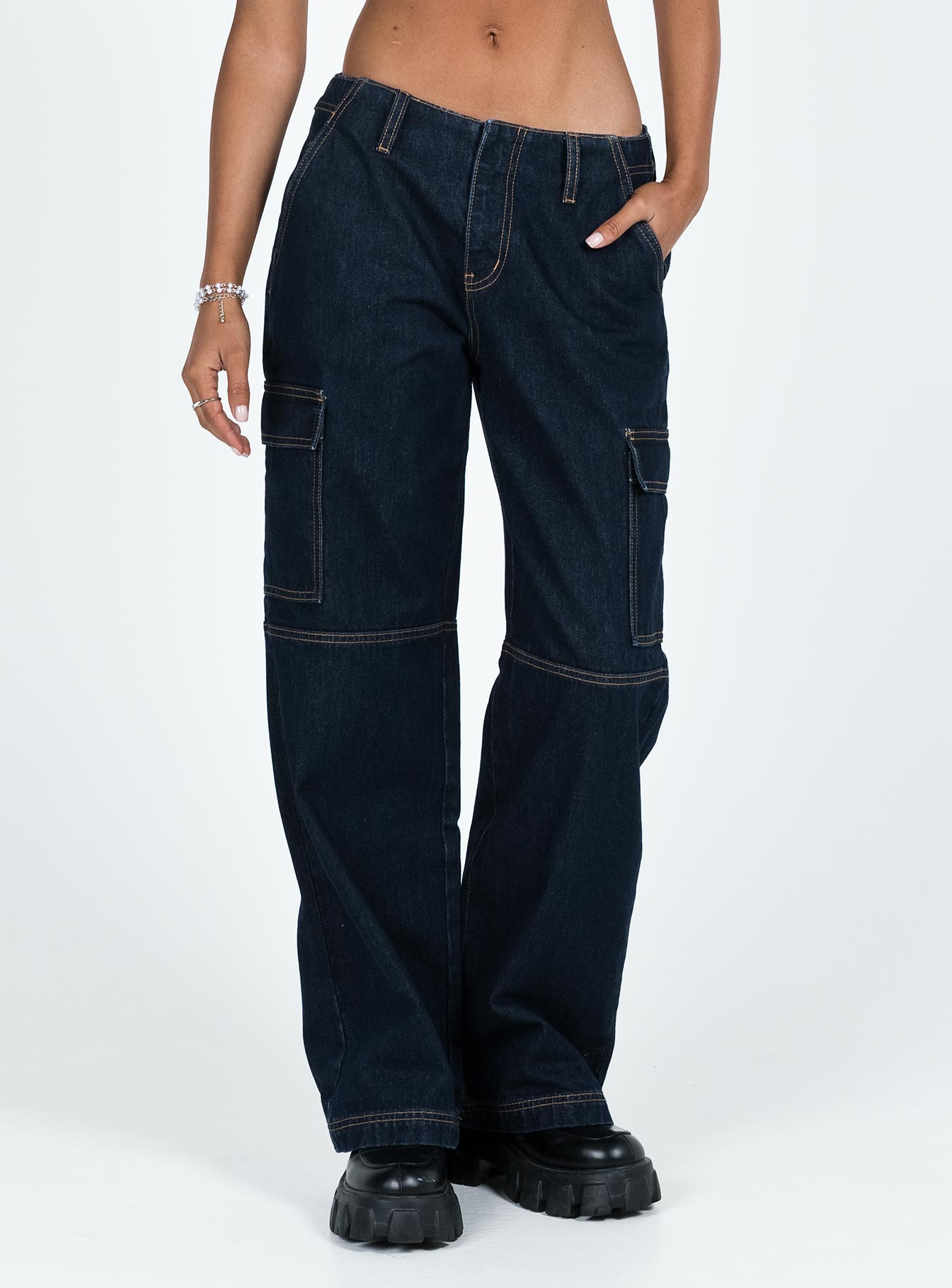 Tatini Low Rise Denim Jean Indigo - Image 2