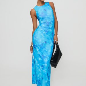 Heartstring Maxi Dress Blue