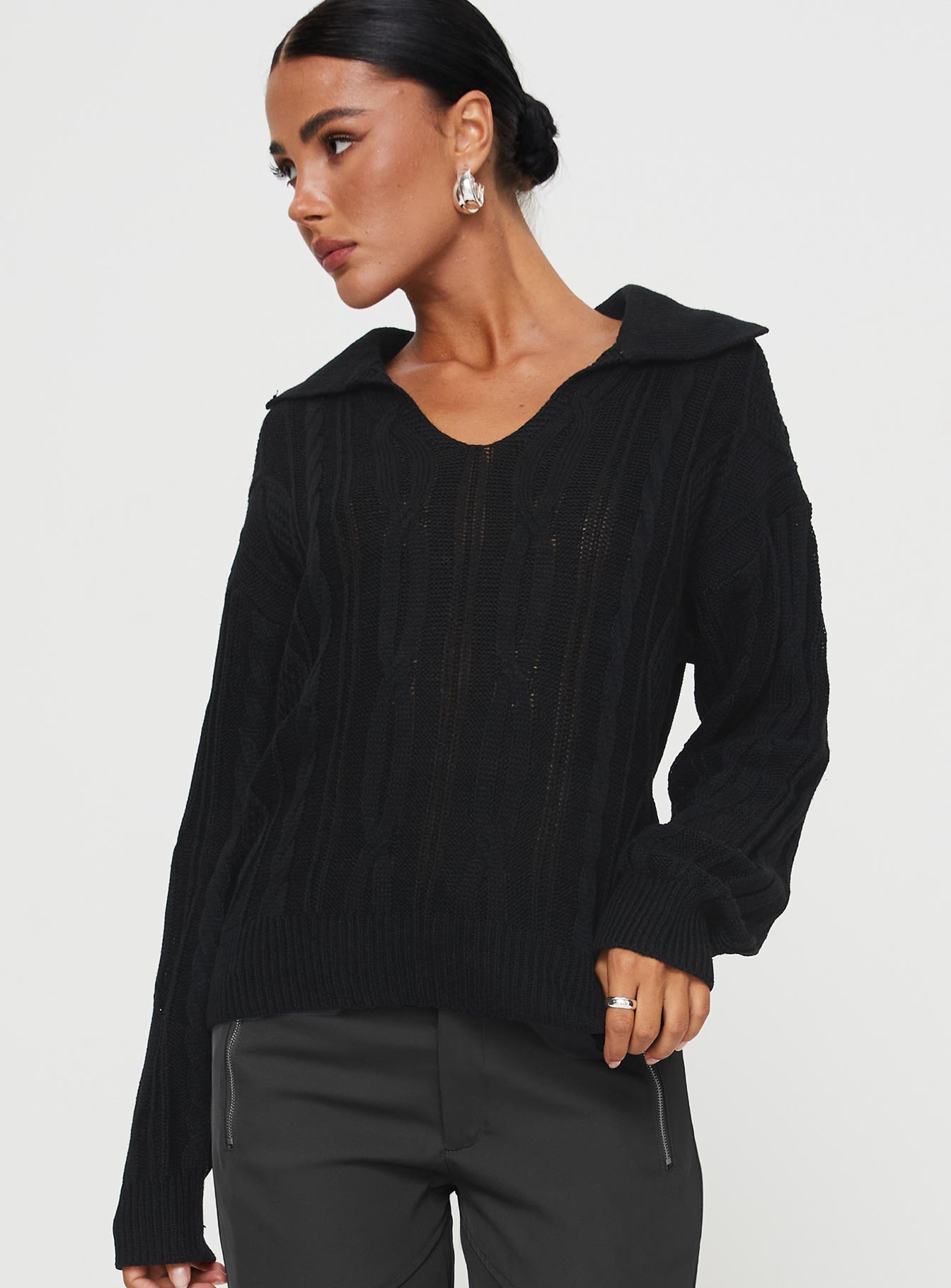 Symons Sweater Black - Image 2
