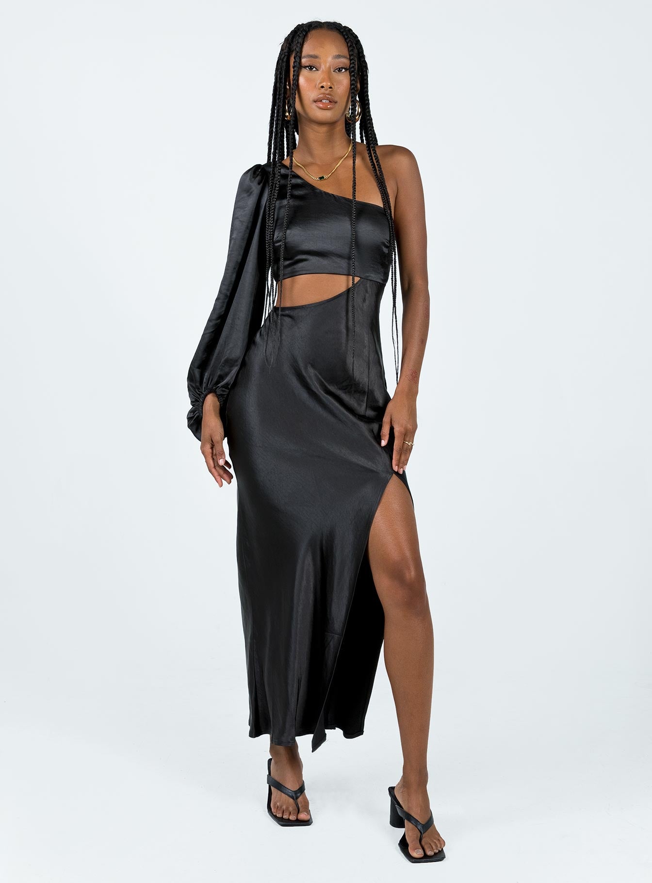 Karter Maxi Dress Black - Image 2