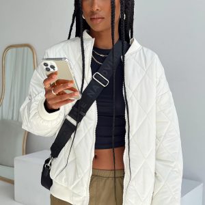 Keean Quilted Jacket Cream