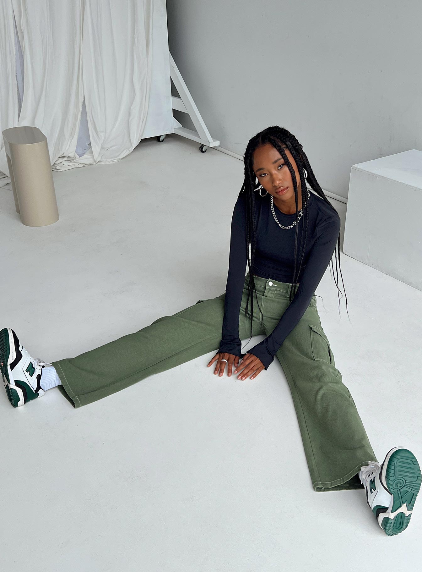 Pawley Cargo Pants Khaki - Image 4