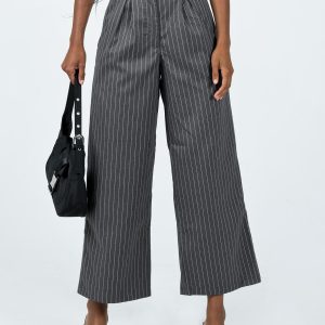 Montez Pants Grey Pinstripe