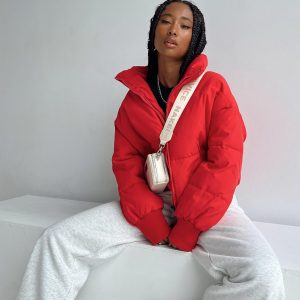 Abe Puffer Jacket Red
