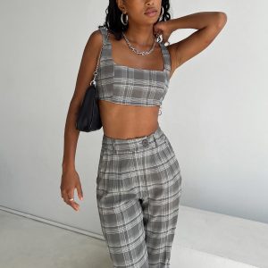 Huxley Set Grey Check
