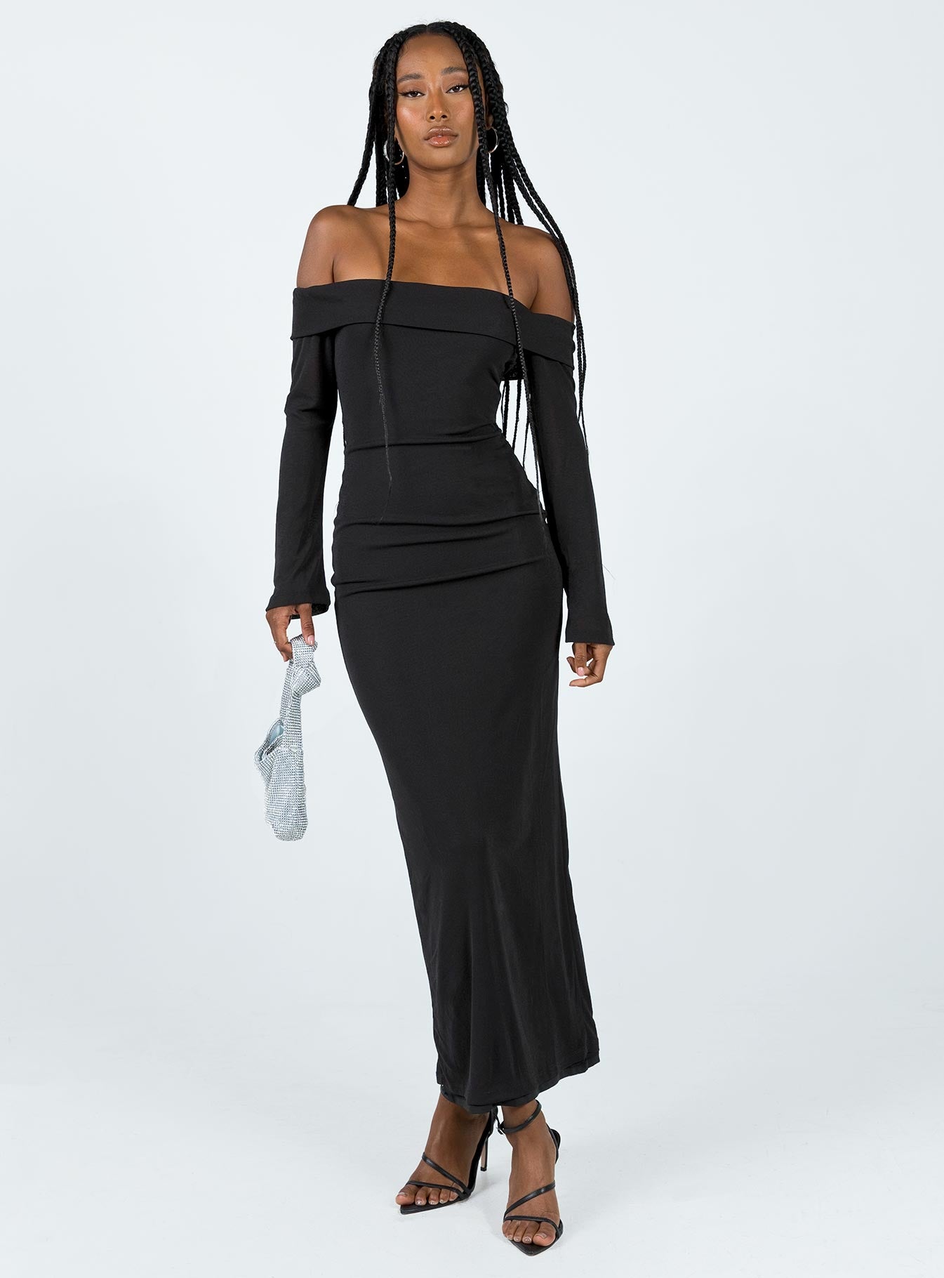 Maida Maxi Dress Black - Image 2