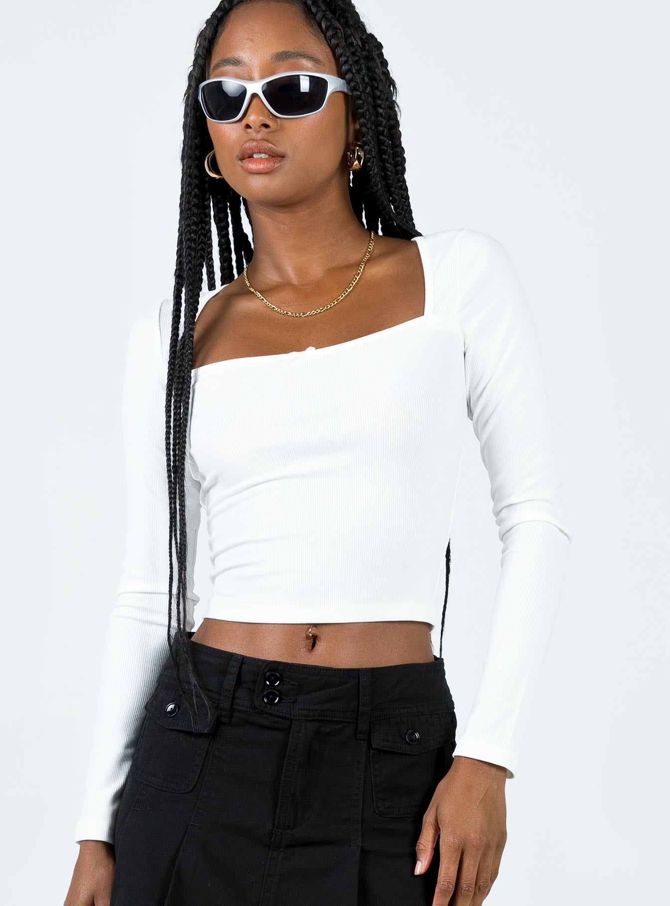 Kaffia Top White - Image 2