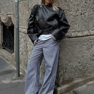 Top Model Jean Navy Stripe