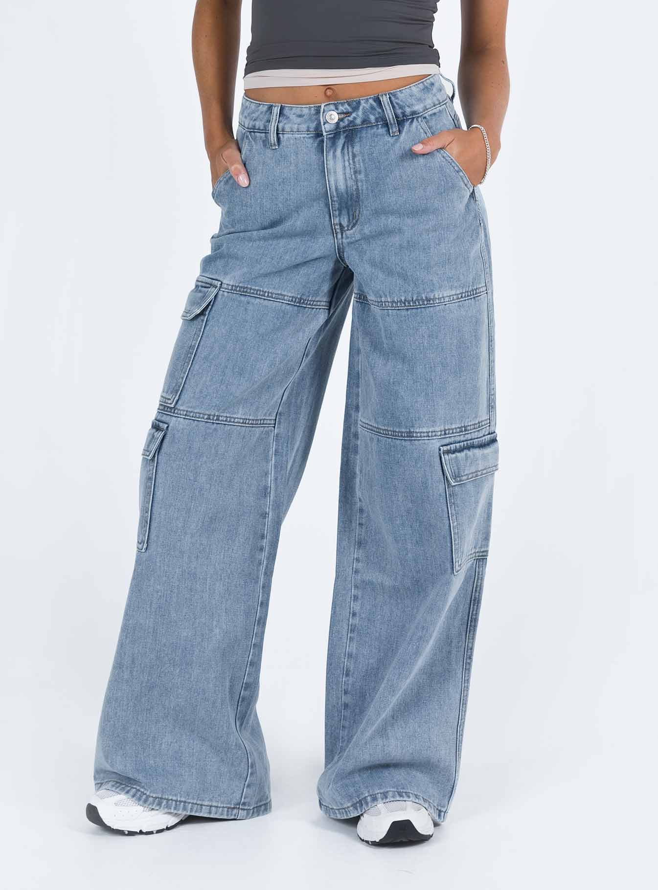 Tamba Cargo Jeans Denim - Image 2