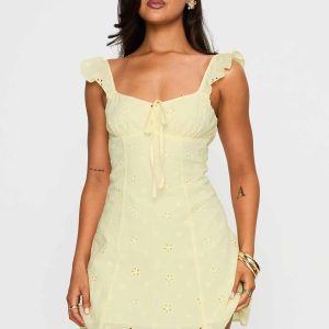 Sunbather Mini Dress Yellow