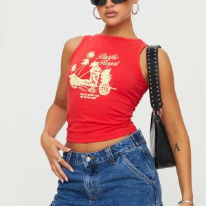 Pacific Royal Tank Top Red