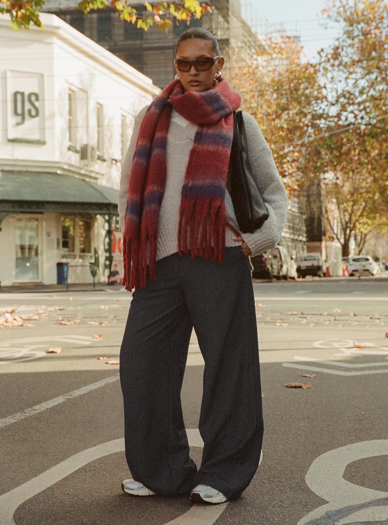 Seraphic Pants Charcoal Stripe - Image 9