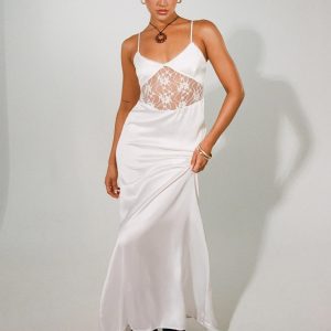 Roselle Maxi Dress White