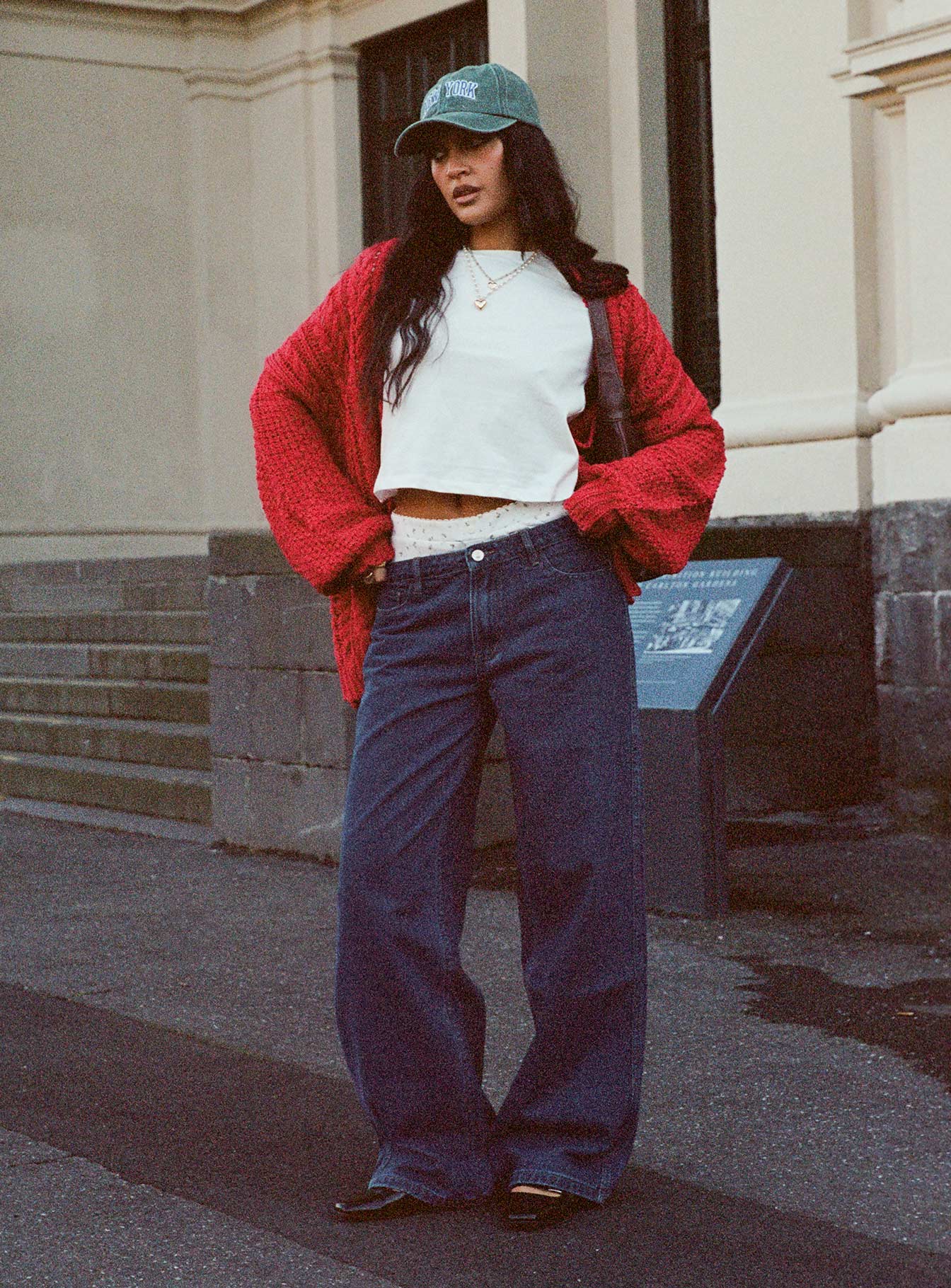 Maryanne Mid Rise Straight Leg Jeans Dark Wash - Image 7