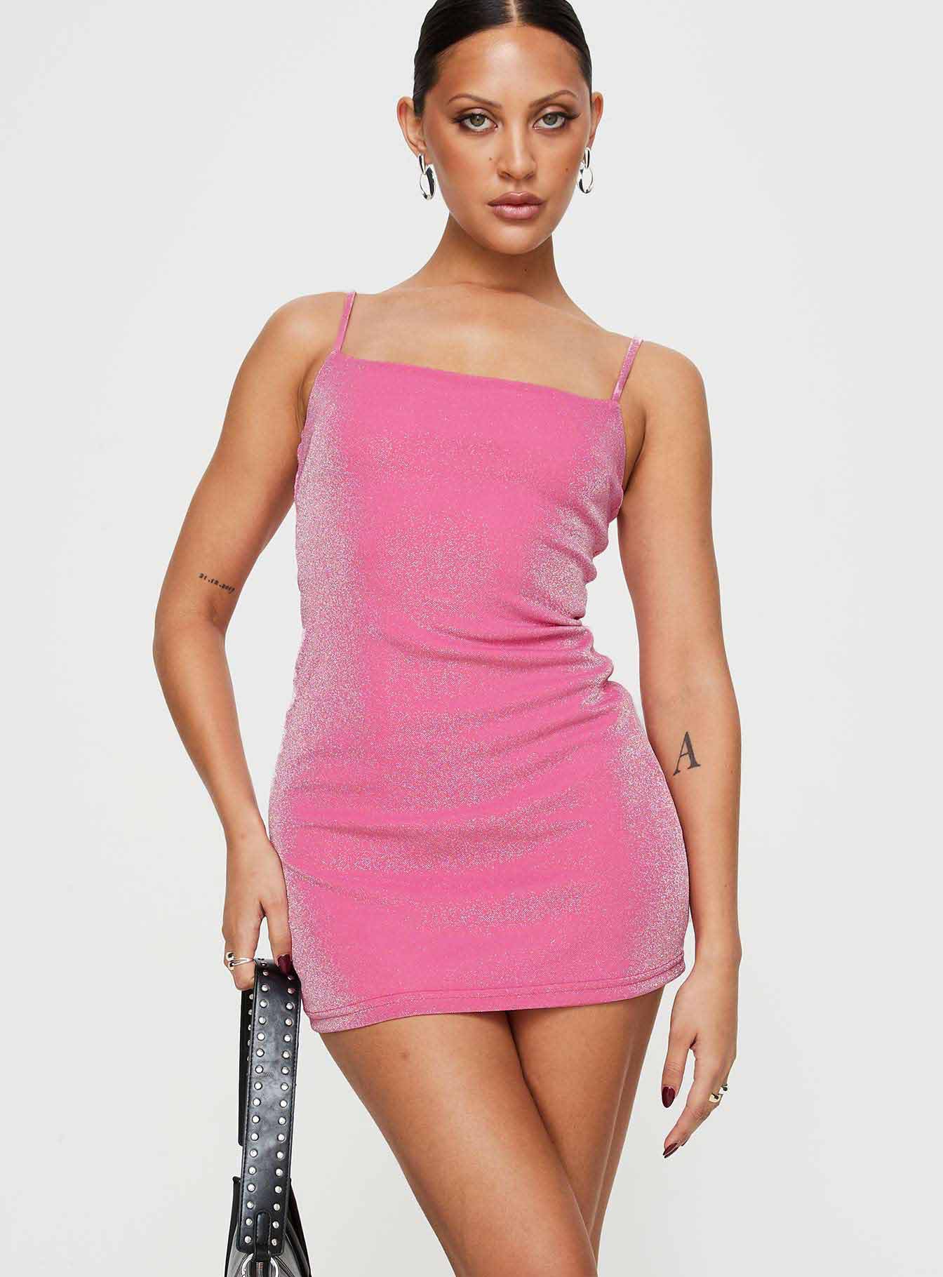 Ellinor Mini Dress Pink - Image 2