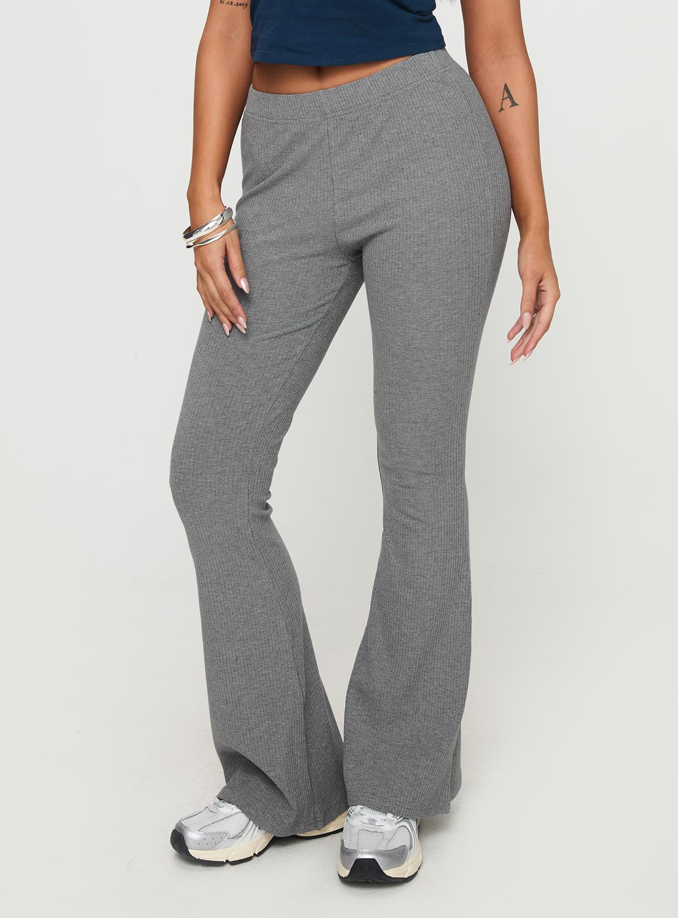 Ramirez Flared Pants Grey - Image 2