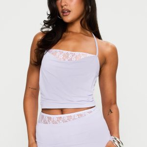 Bonus Points Top Lilac