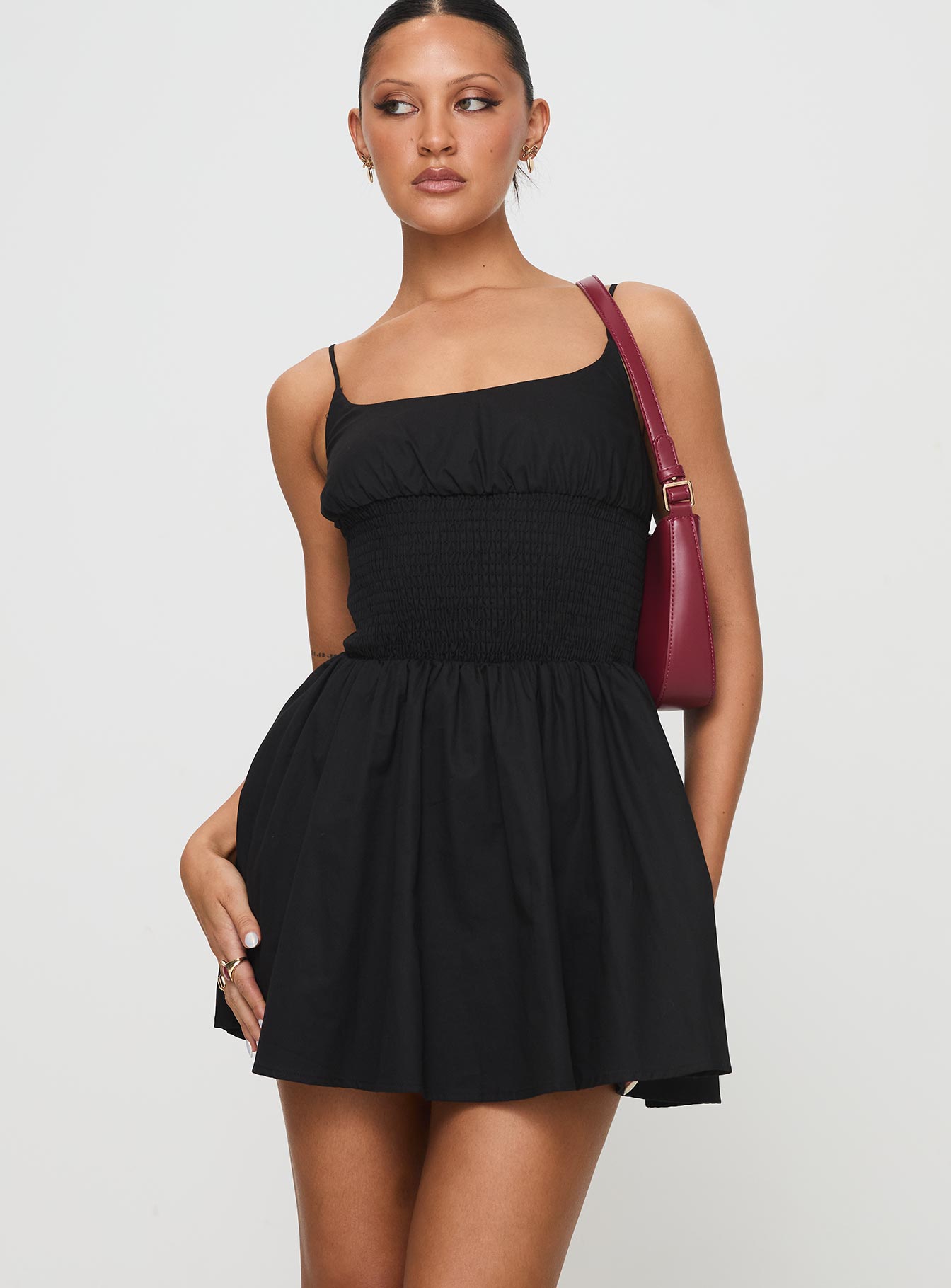 Matisse Mini Dress Black - Image 4