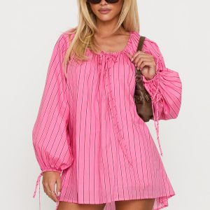 Praiza Playsuit Pink Stripe