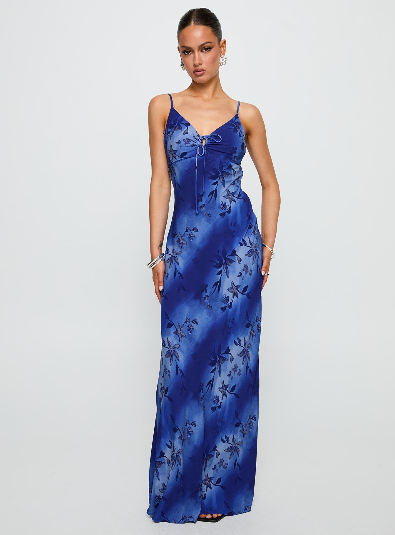Lauraline Maxi Dress Blue - Image 2