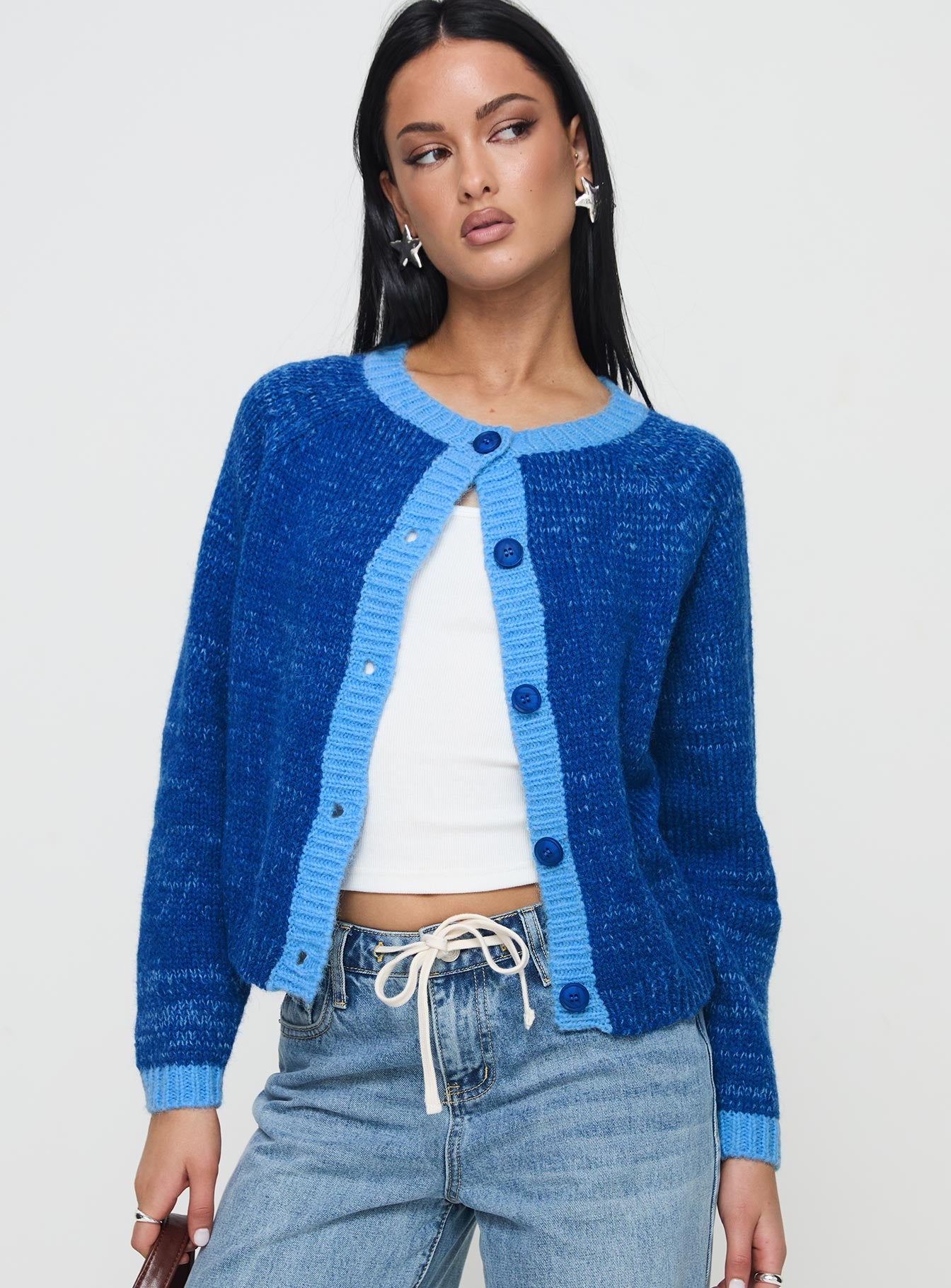 Oak Meadow Cardigan Blue - Image 2