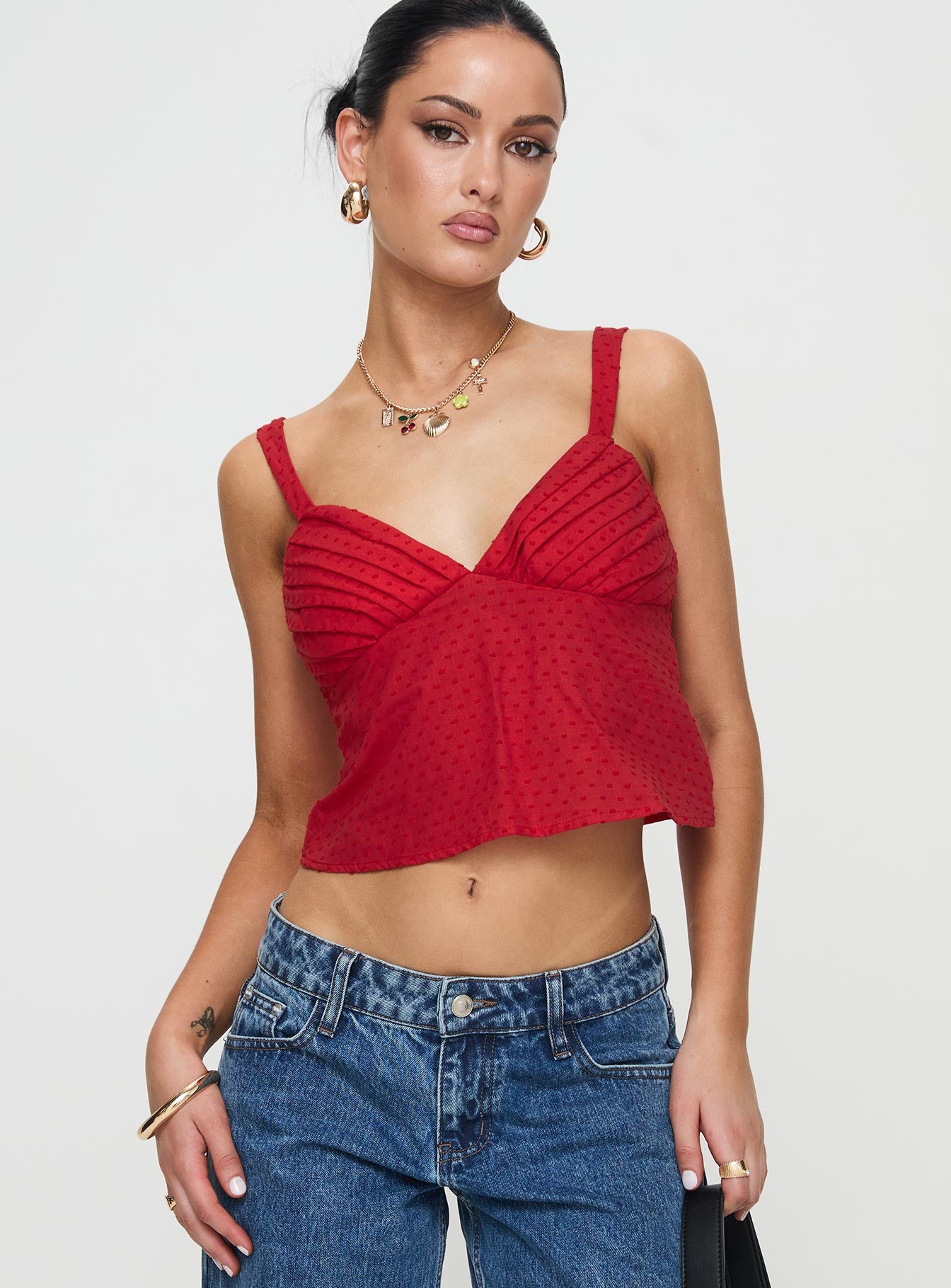 Prevost Cami Top Red - Image 2