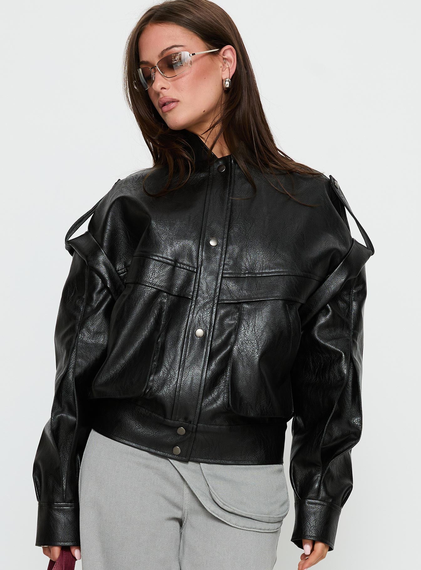 Madame Bomber Jacket Onyx - Image 2