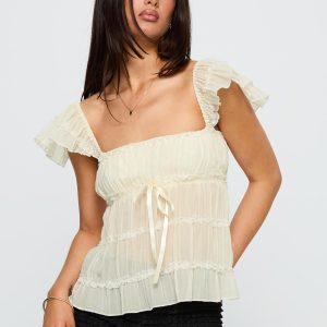 Brighter Than Stars Tiered Top Cream