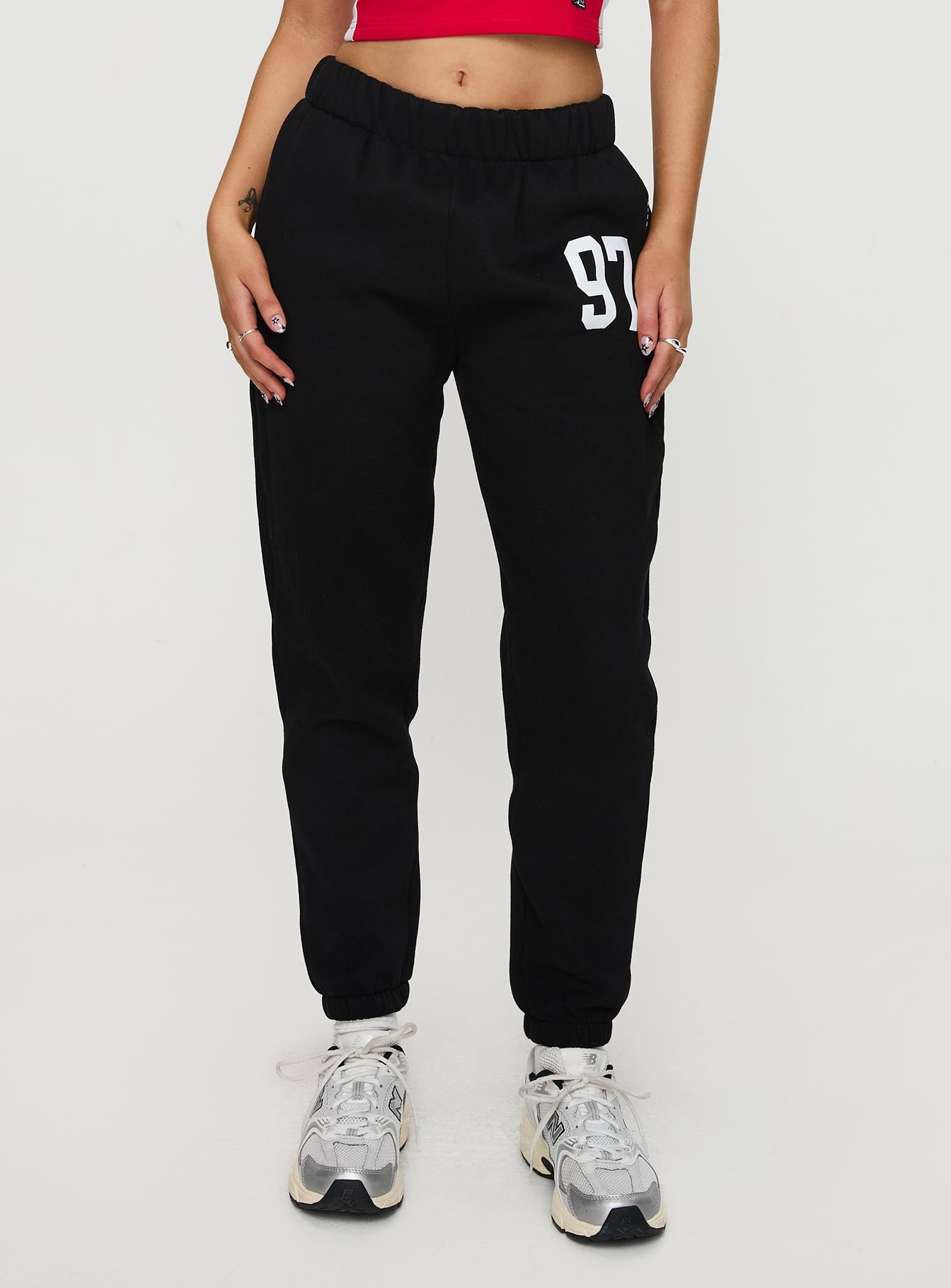 SDSU Sweatpants Black - Image 2