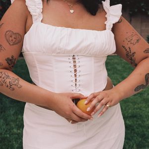 Harry Top White Curve