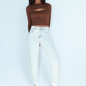 Zaiden Straight Leg Jeans Light Blue Wash Denim