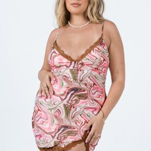 Bonita Mini Dress Pink Multi