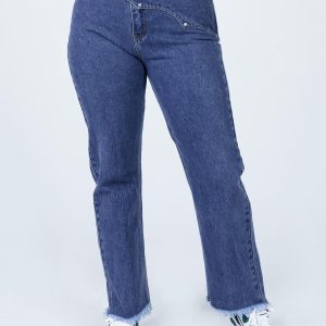 Reine Yolk Detail Denim Jeans