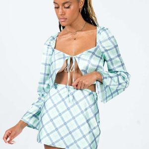 Sheena Set Green Check