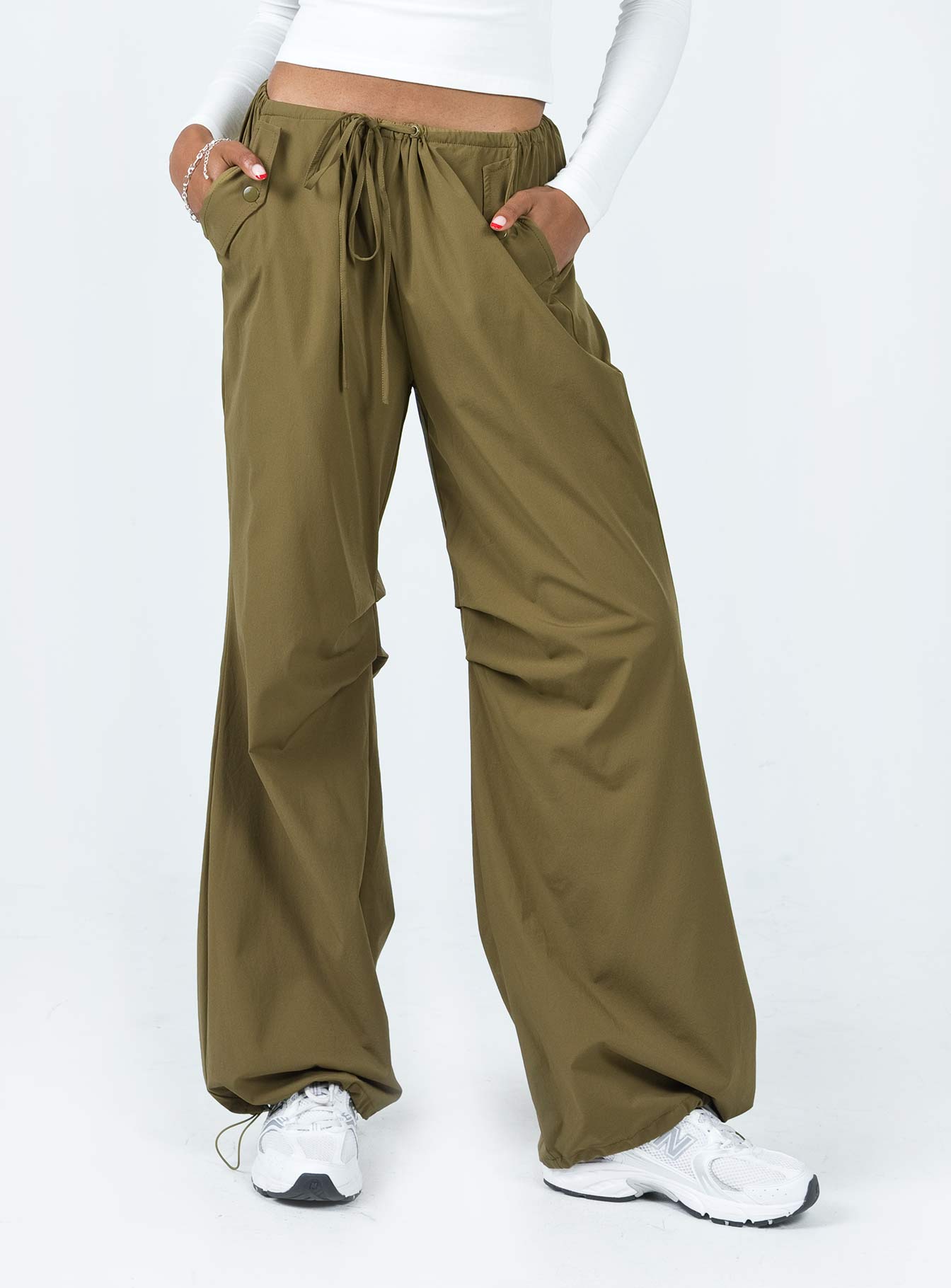 Somers Parachute Pant Khaki - Image 2