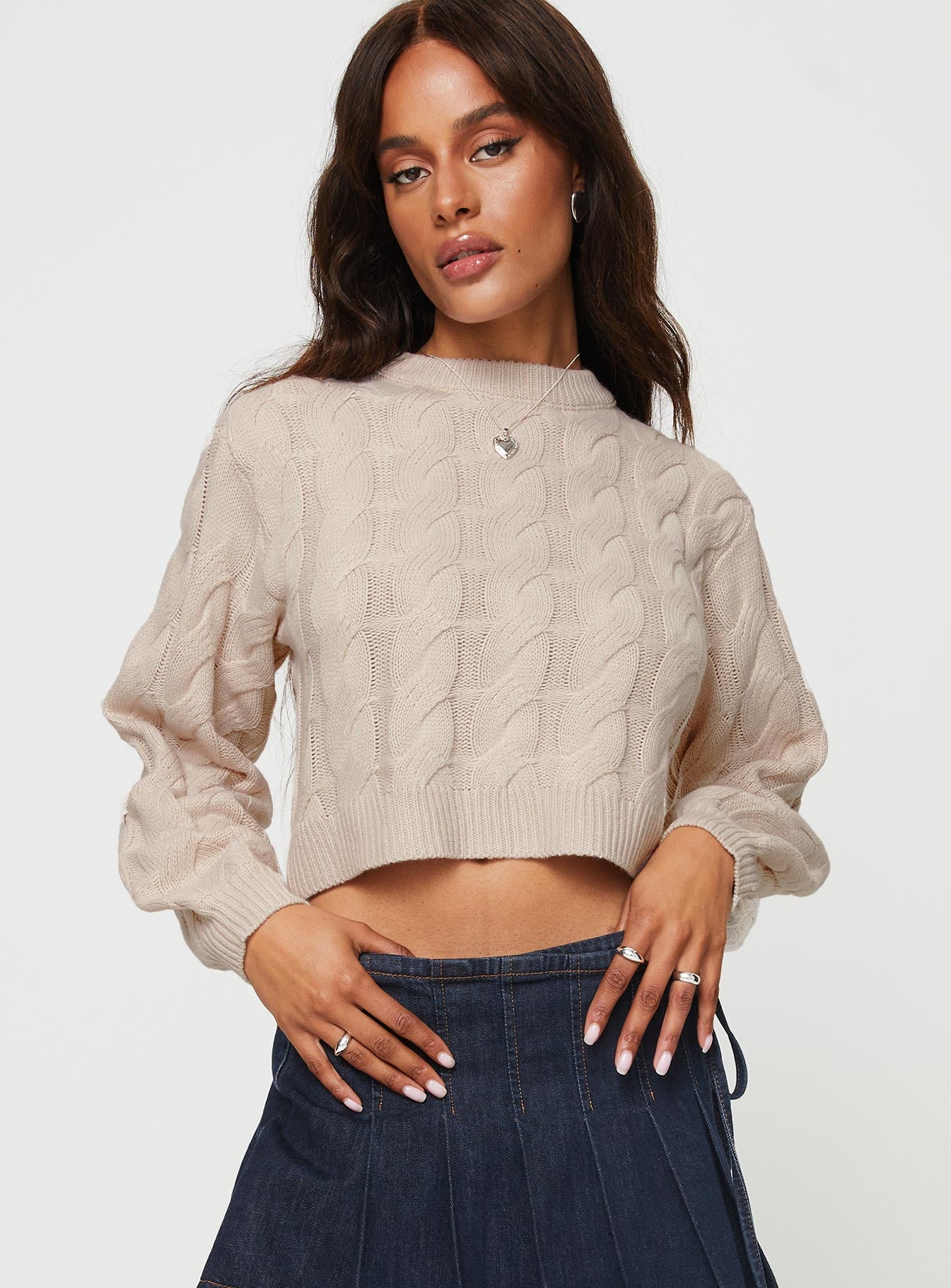 Thekla Sweater Beige - Image 2