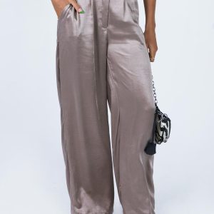 Yasamin Wide Leg Pants Grey