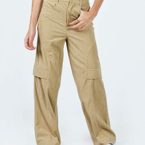 City Loop Cord Pants Beige