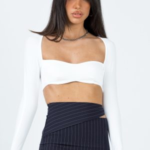 Leska Long Sleeve Top Ivory