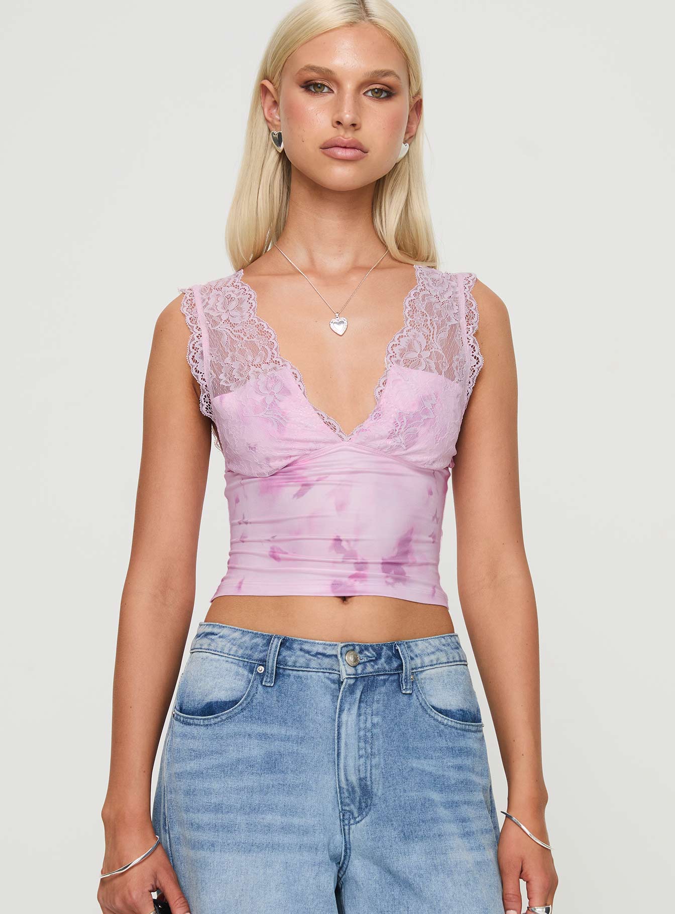 Typha Top Pink Floral - Image 2