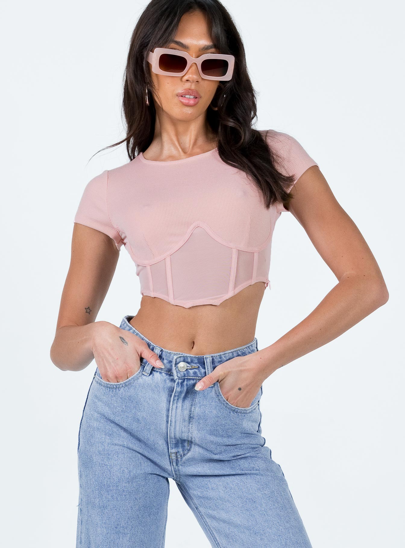 Not Your Baby Corset Pink - Image 2