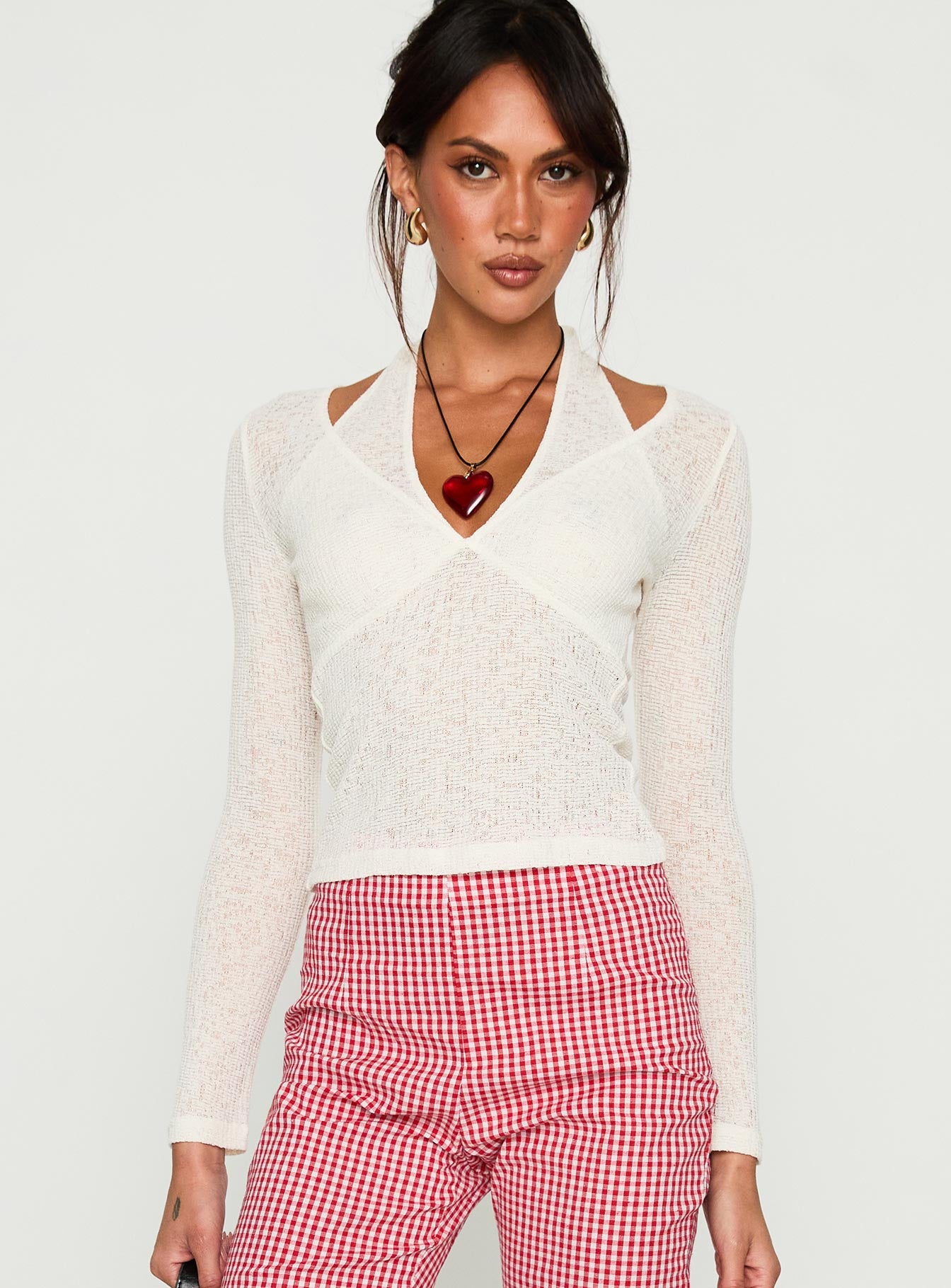 Levitating Long Sleeve Top White - Image 2