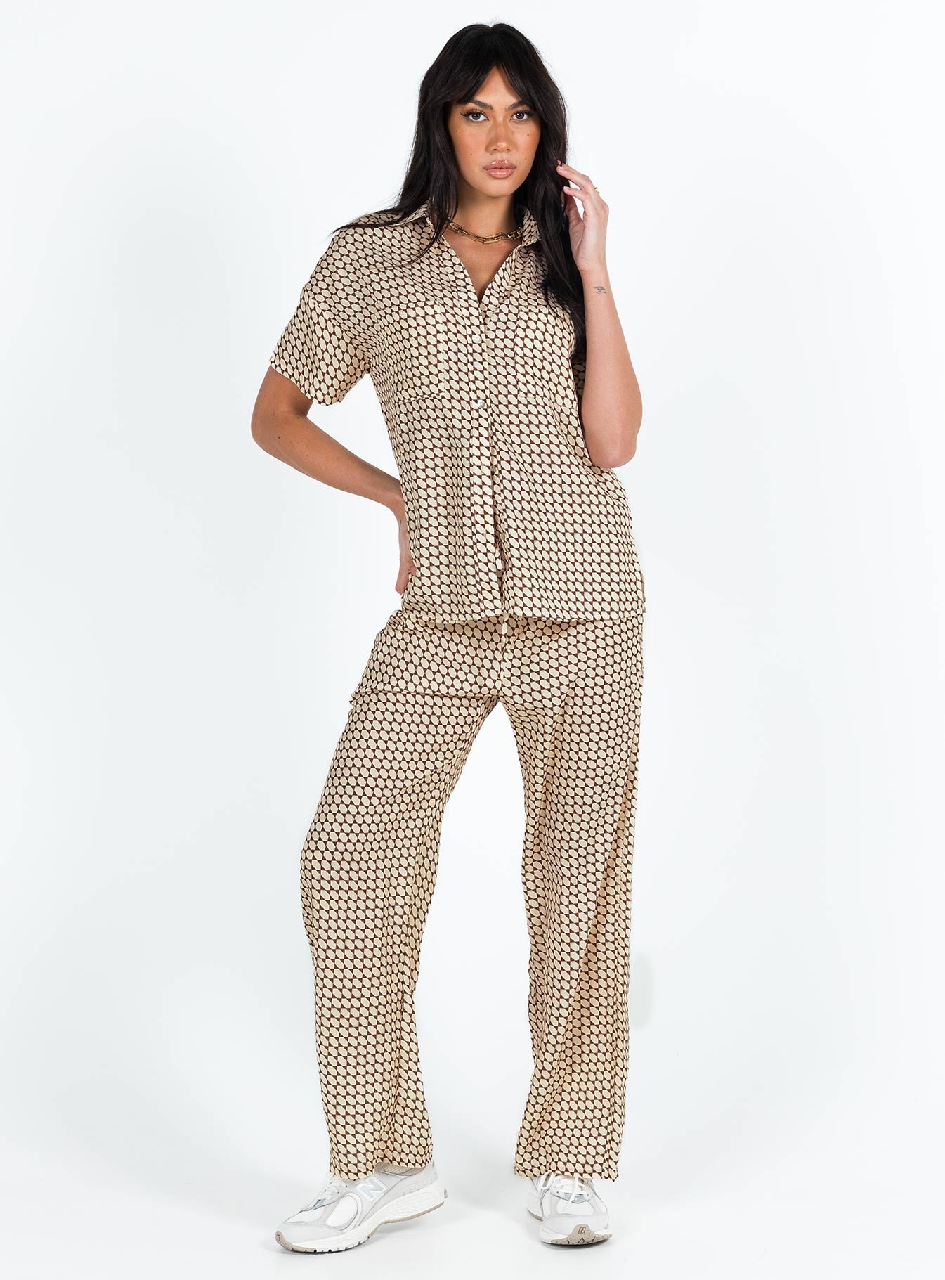 Allana Geo Set Beige - Image 2