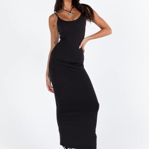 Riana Maxi Dress Black
