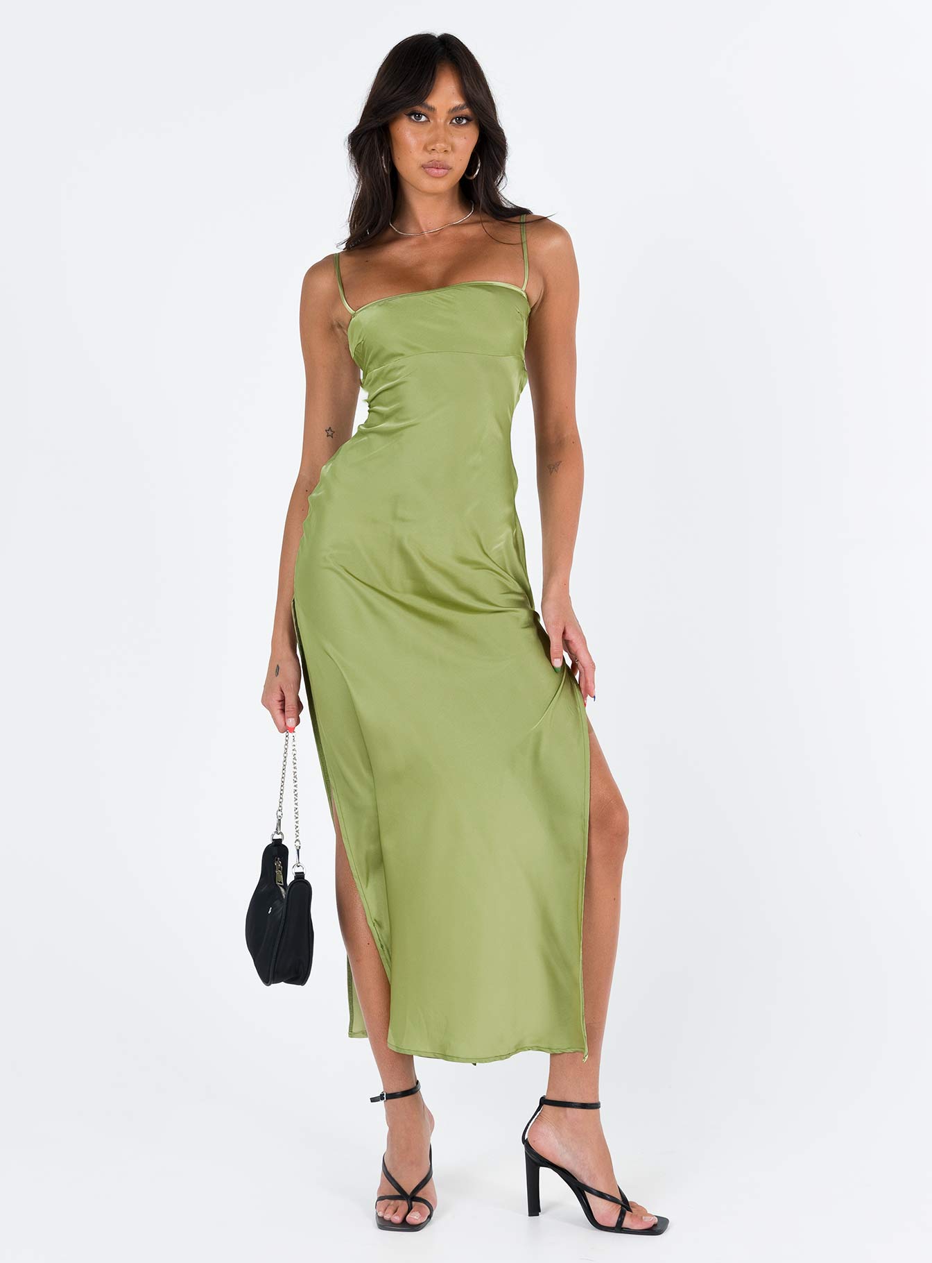 Leyana Maxi Dress Green - Image 2