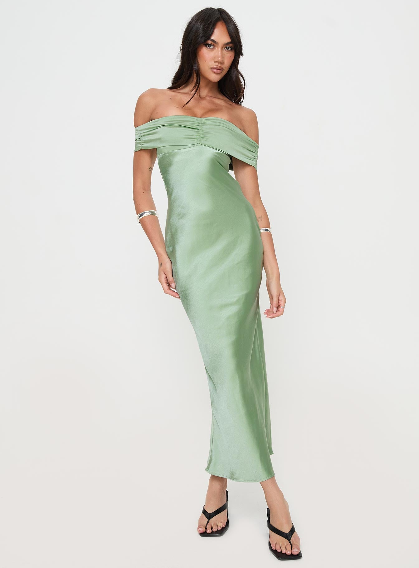 Sadee Maxi Dress Sage - Image 2