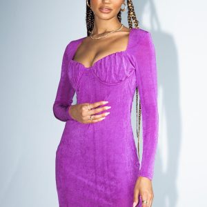 Martha Mini Dress Purple