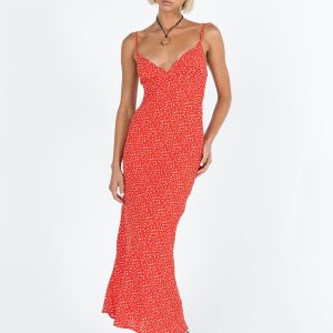 Alonso Maxi Dress Red